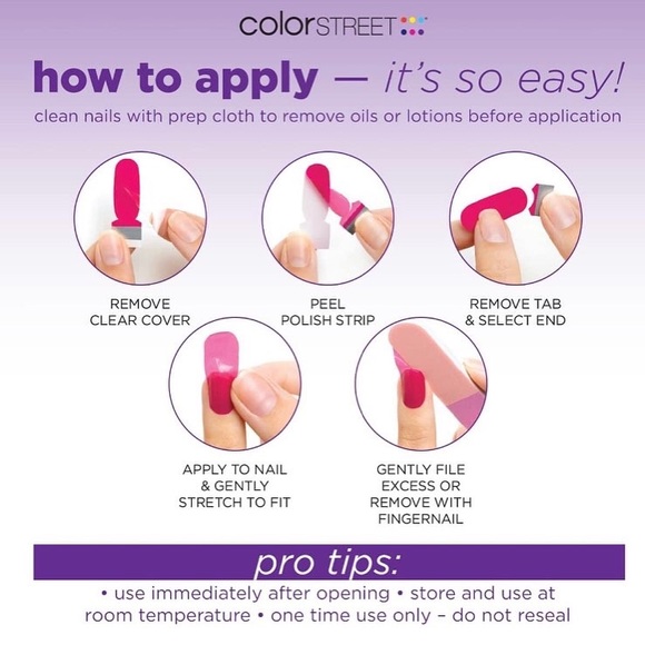 NEW Color Street 100% Real Nail Polish Strips - Czech Me Out - Picture 9 of 11